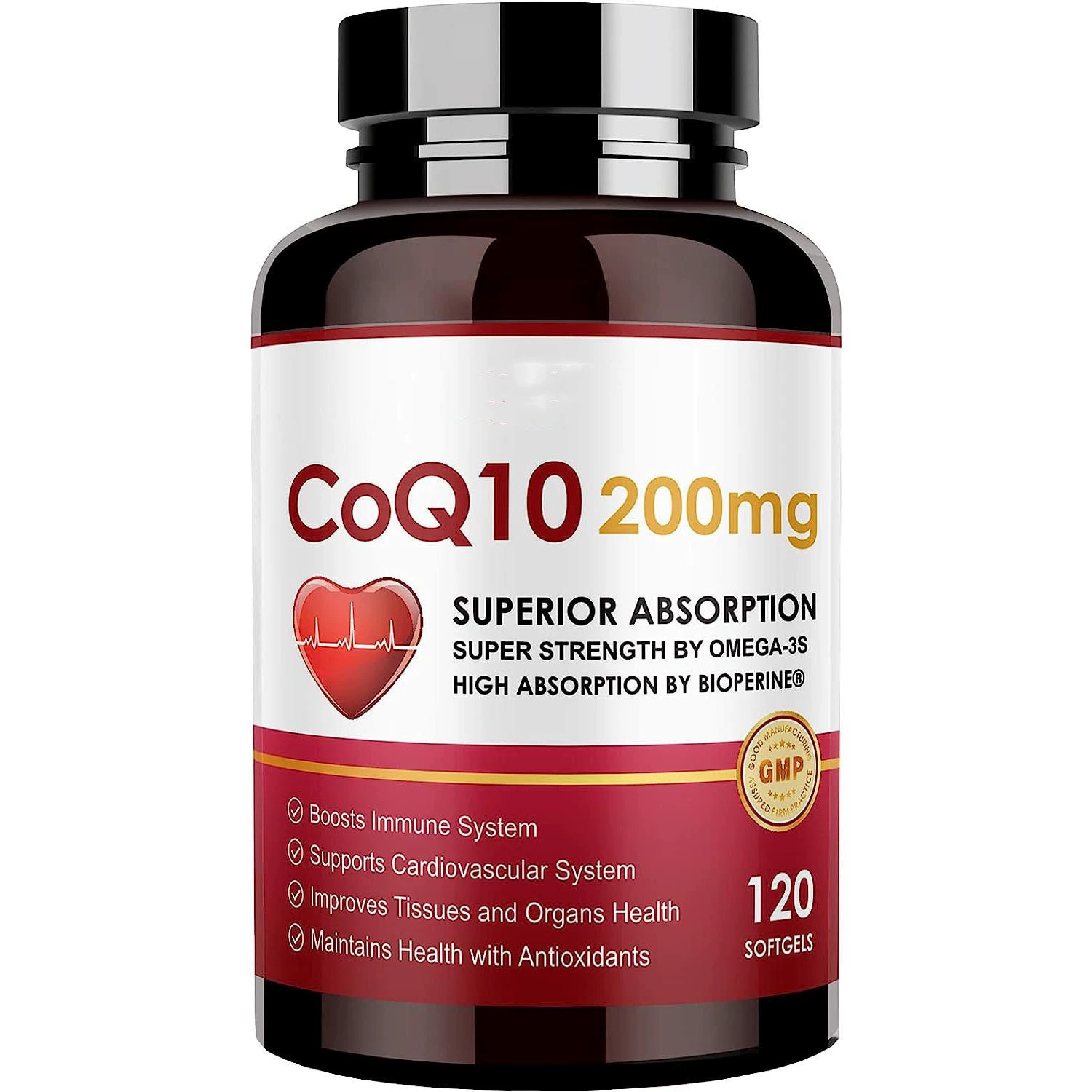 Коэнзим Q10 мягкие капсулы, производство напрямую от фабрики, горячая распродажа