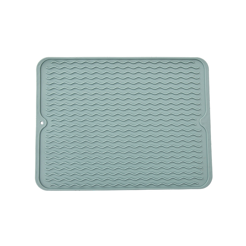 Cocina cuadrada plegable almohadilla de mesa antideslizante almohadilla de drenaje de agua almohadilla de aislamiento térmico TPR almohadilla de aislamiento térmico