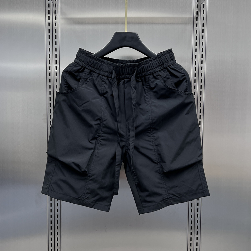 Marque de mode d'été vêtements de travail décontractés cinq trimestres 2024 nouveaux vêtements d'extérieur de sport pantalons de plage hommes grands shorts_voghion.com
