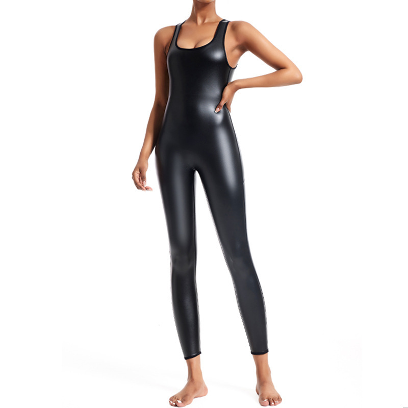 Suit Vest Shaping Leather Suit Pants Suit Suit Seamless Stretch Sports Suit Fitness Suit Yoga Suit