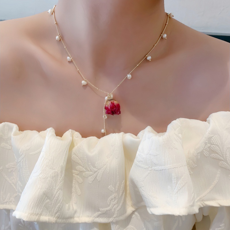 Grousse Emaille Blumeband Fir Dammen Blummen Statement Bijou_voghion.com