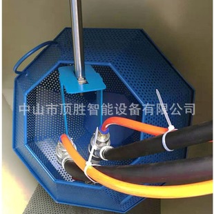 Drum Sandblasting Machine Rolling Blue Type Sandblasting Machine Workpiece Batch Deburring Burr Sandblasting Machine Fine Burr Ma