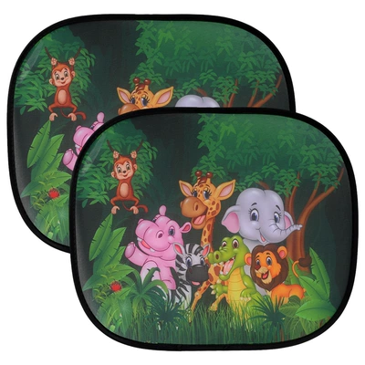 for Instant Sun Protection, Heat Sun shade - 4436-forest-animals