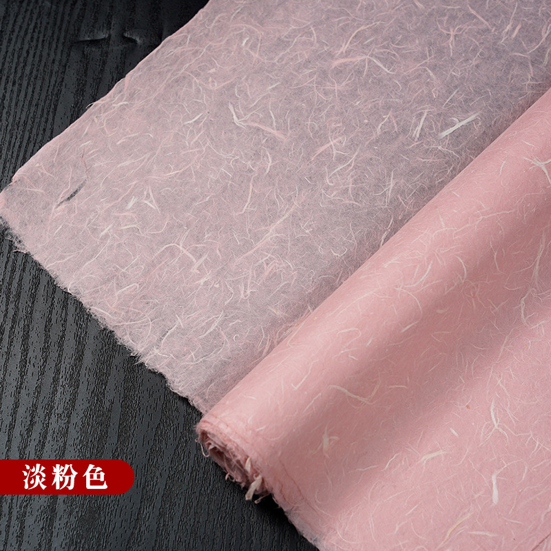 Huizhou Yuxuan colorido agua clara Yunlong papel de papel de aceite paraguas lámpara de papel de arroz en blanco de fibra gruesa decoración de papel de embalaje