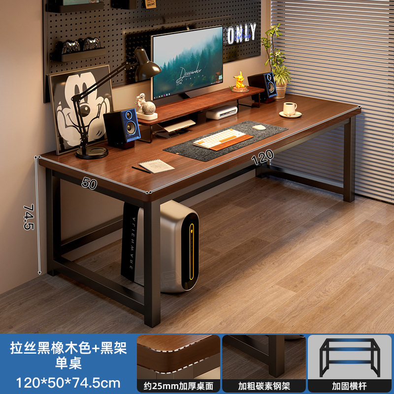 Escritorio de computadora, dormitorio de escritorio, escritorio de estudio para estudiantes en casa, escritorio simple para adultos, mesa rectangular, banco de trabajo