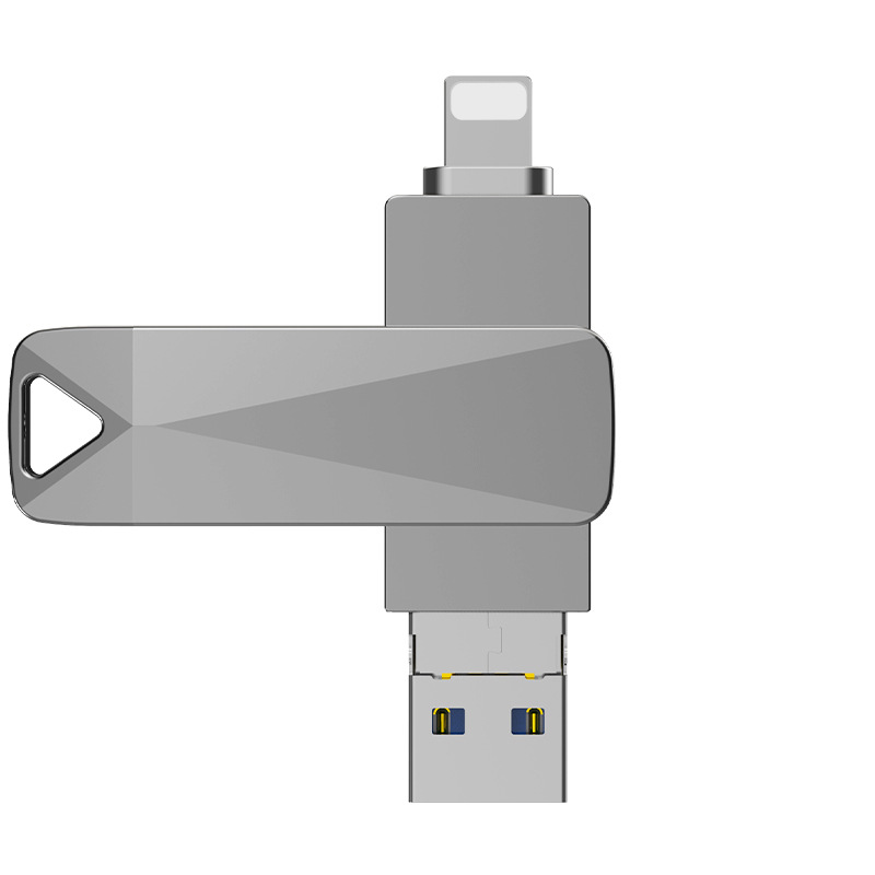 Mobile Phone USB Flash Drive Customized Logo Large Capacity 1Tb Suitable for Apple Android USB Computer Dual-Use High-Speed USB Flash Drive Wholesale