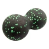 Double ball 8x16 black + green dot