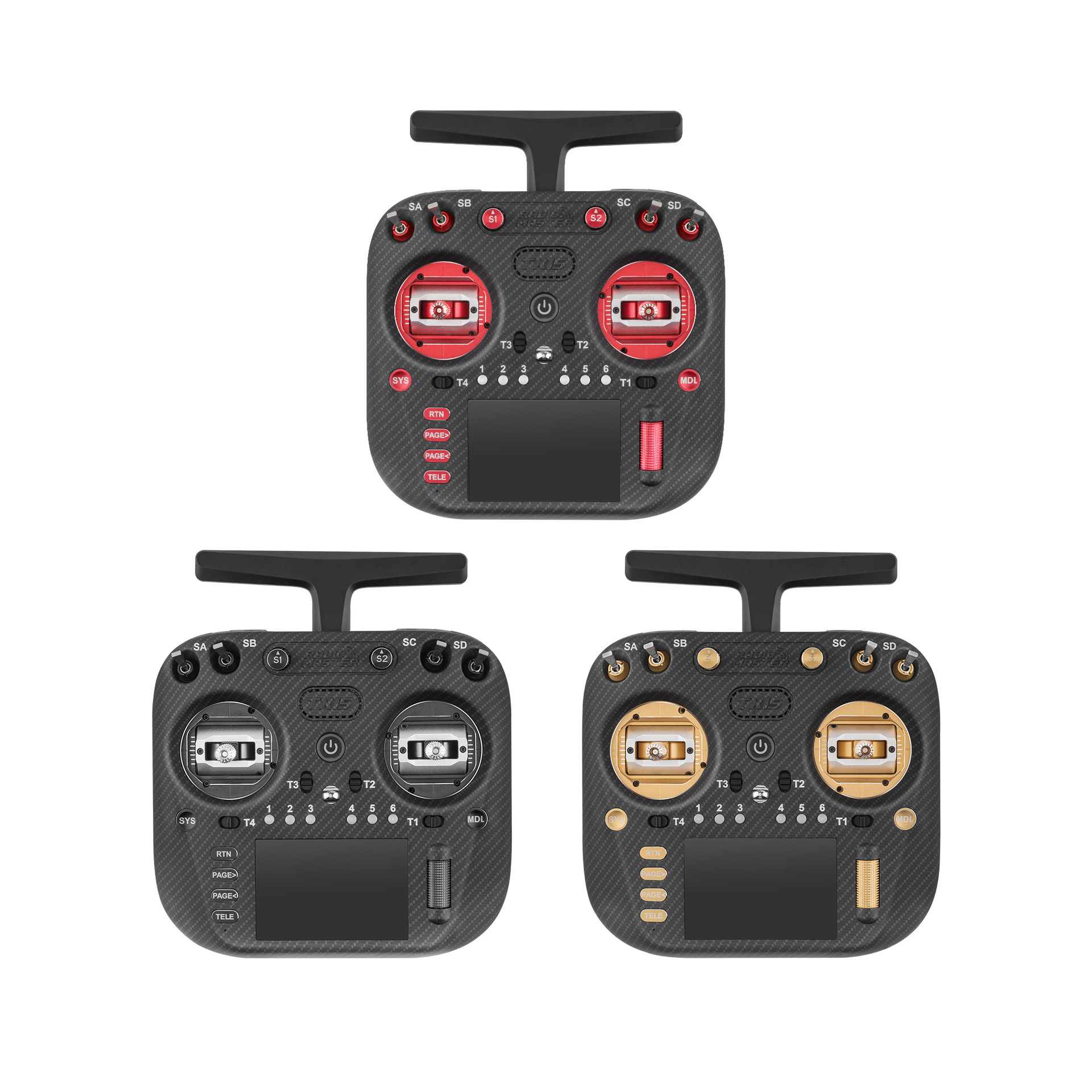 Радиопередатчик RadioMaster TX15 MAX красный