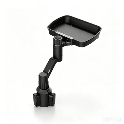 Car cup holder/beverage holder, Multifunctional upgraded version of the - d09-car-mounted-tray-and-cup-holder