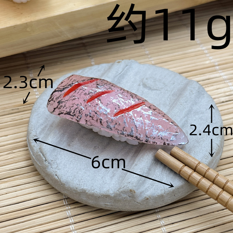 Simulación sushi modelo de juguete para niños japonés comida grande adornos tiro Decoración Accesorios salmón cocina rebanada
