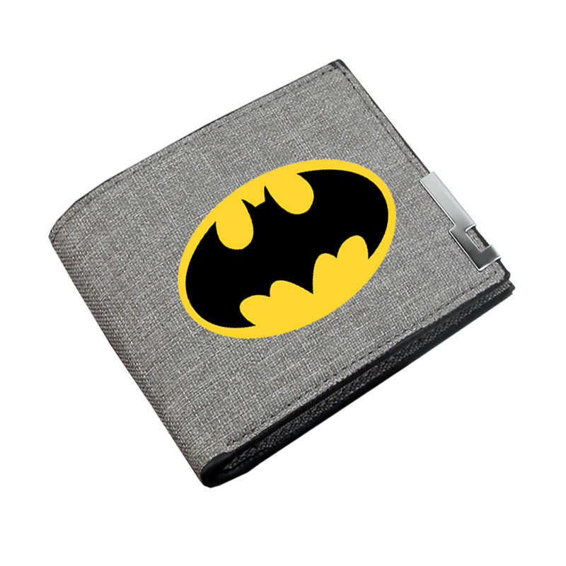 Anime Marvel héroe Marvel Comics estudiante monedero hombres y mujeres lienzo cartera corta