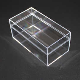 长方形PS透明塑料盒食品糖果文具水晶数据线PS硬塑料包装盒水晶盒