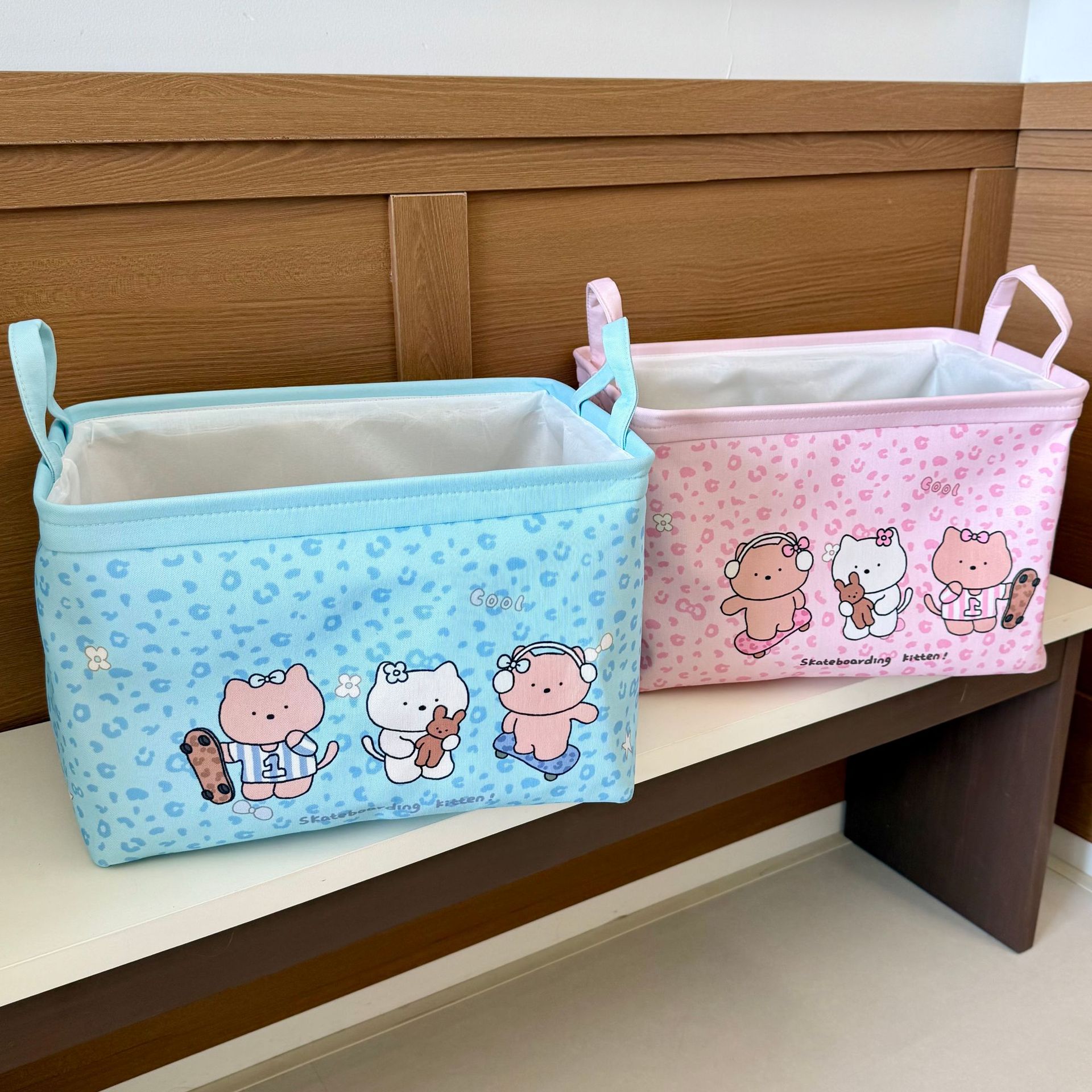 Cesta de ropa sucia para gatos plegable decoración de baño almacenamiento de ropa juguetes dormitorio lavandería cesta de ropa sucia