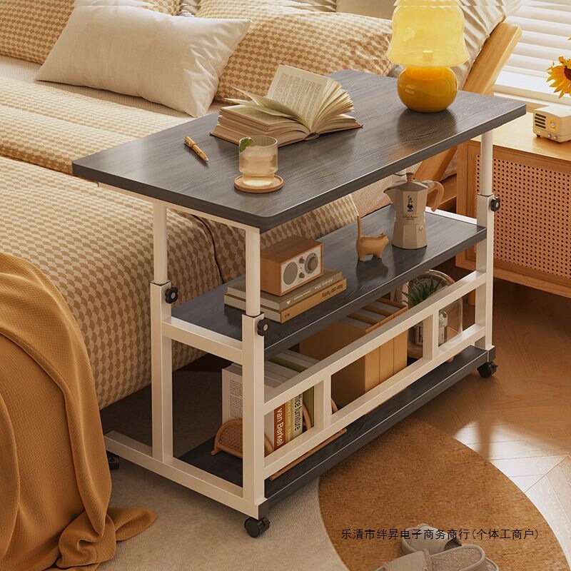 Movable Adjustable Bedside Study Table Computer Table Folding Cross-Bed Lazy Bedroom Office Adjustable Table