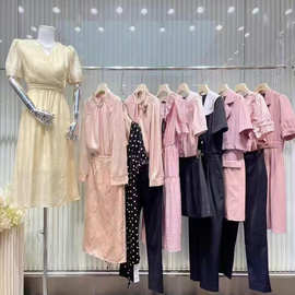 似水年华2025夏高端精致连衣裙显瘦法式欧货上衣品牌撤柜女装批发
