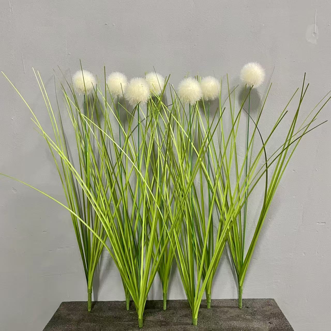 仿真毛球仿真绿植网红室内造景家居酒店商场装饰婚庆摄影道具跨境