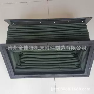 方圆风机软连接防火耐温硅胶布排烟管道软接头 帆布通风伸缩风管