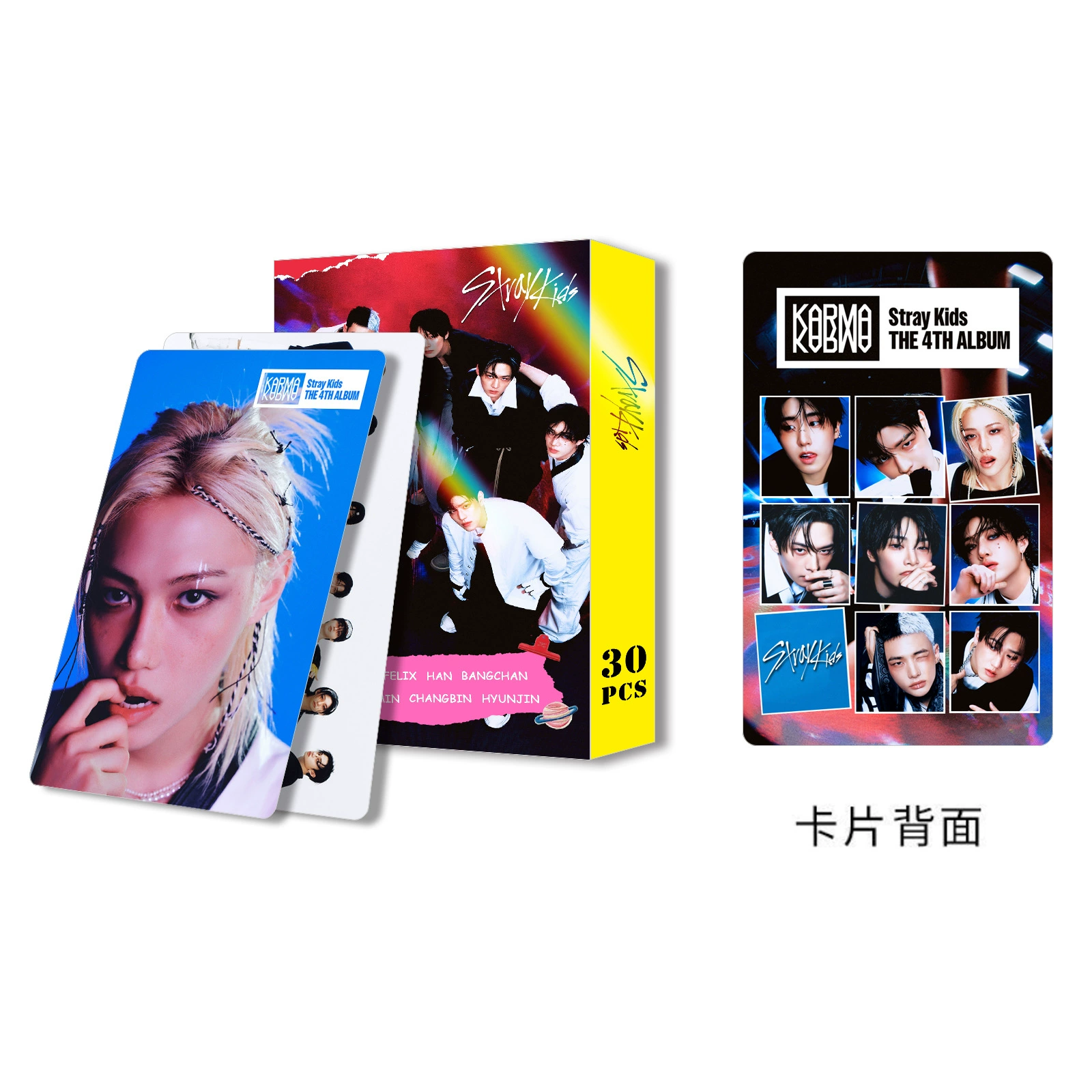 StrayKids новый альбом фотографии маленькая карточка участник персональная HD коллекция карта любовь Дудоу Стар Гургa карта