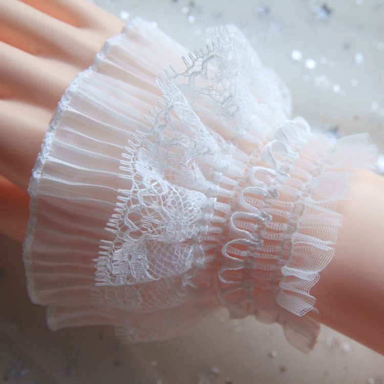 Manga DE LA CAMPANA manga falsa manguito de la muñeca manicura accesorios de tiro de hadas oversleeve guantes decorativos lindo femenino