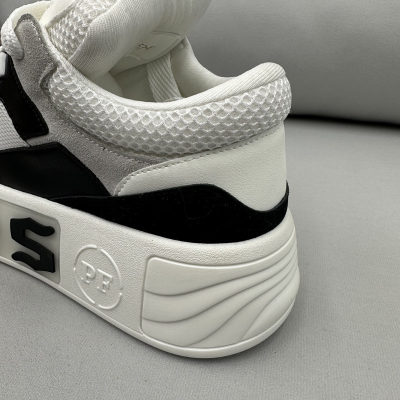 Scarpe casual da uomo con suola spessa stile campus comode_voghion.com