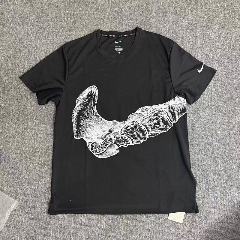 Brand Hot-Selling Export to Europe and America Sports Quick-Dry Breathable Men's Casual Short-Sleeve T-Shirt Round Neck Training Top