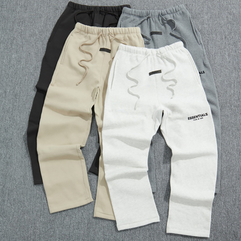 Source FOG ESSENTIALS double line small standard straight trousers autumn and winter fleece-lined flocking letters casual trousers men Source FOG ESSENTIALS double line small standard straight trousers autumn and winter fleece-lined flocking letters casual trousers men