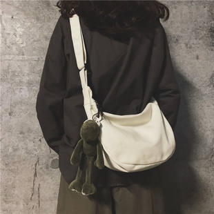Tide, men's cloth trend Japanese casual universal shoulder bag for students hip-hop style
