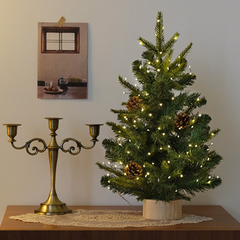 Pequeño libro rojo explosión árbol de Navidad árbol desnudo árbol de Navidad mini nieve árbol de Navidad DIY árbol de escritorio pequeño árbol de Navidad