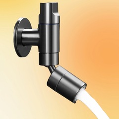 自在出蛇口ステンレスモップ池蛇口水しぶき防止家庭用ベランダ洗濯ミニ壁蛇口