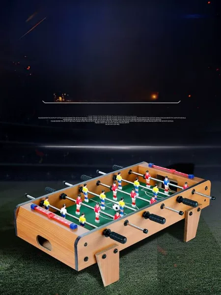 Wooden Children's Table Football Machine Desktop Table Toy Boy Adult Entertainment Double Parent-Child Interactive Game Table