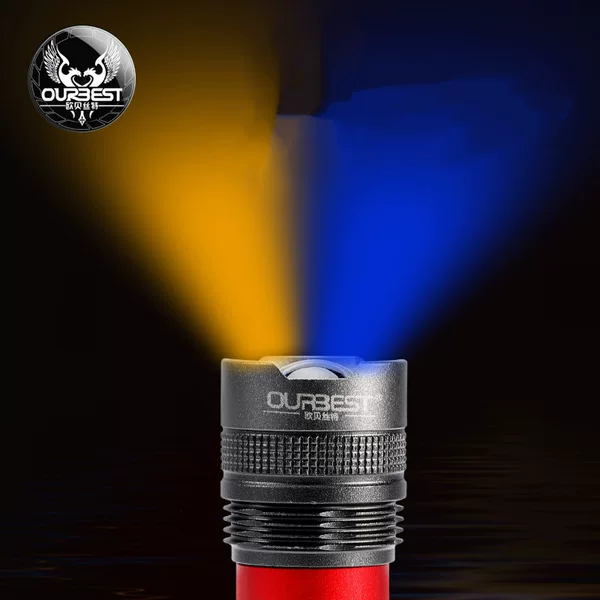 Oberster rod tip light raft fishing light dimmable focusing magnetic light 3W Watt fishing trap light USB fishing light