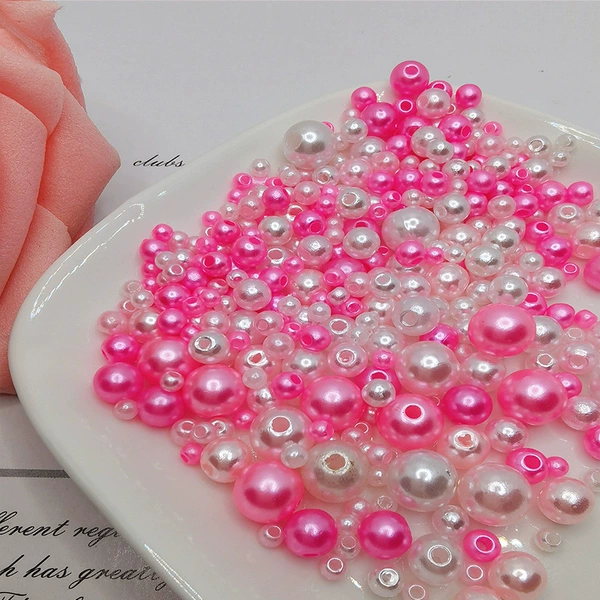 Pink color 3/4/5/6/8mm about 150