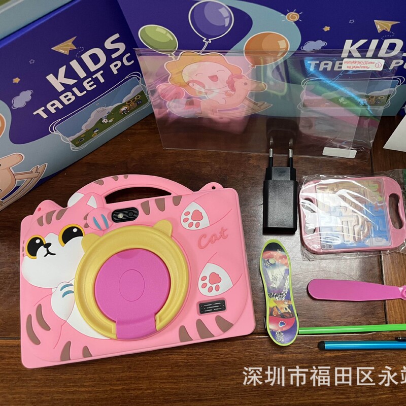 A35Tk Popular Cat 7inch Kidsren's Tablet Wi-Fi Version Anti-Fall and Learning Tablet 5g