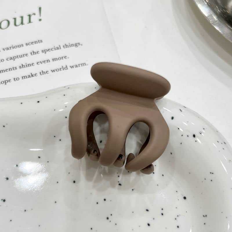 1(중형) 반투명 갈색 호박 그리퍼