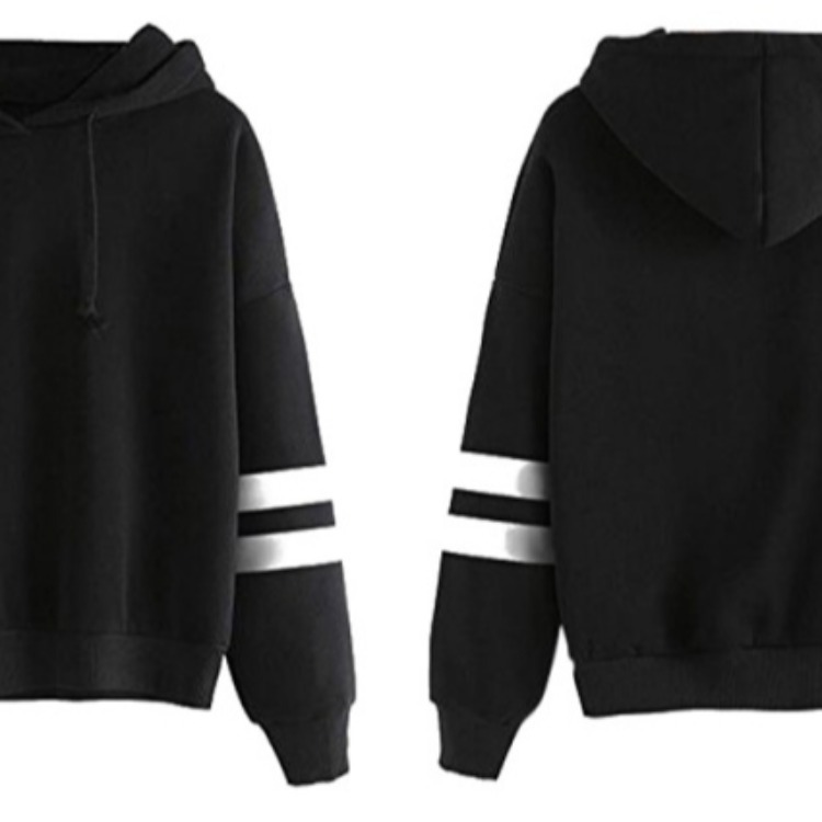 9323 #2021 Otoño e Invierno Nuevo eBay AliExpress deseo con capucha suelta de manga larga suéter mangas dos