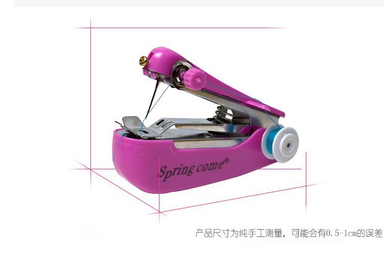 ポータブル小型ミニ手動ミシン家庭用多機能springcomeクリエイティブミシン|undefined