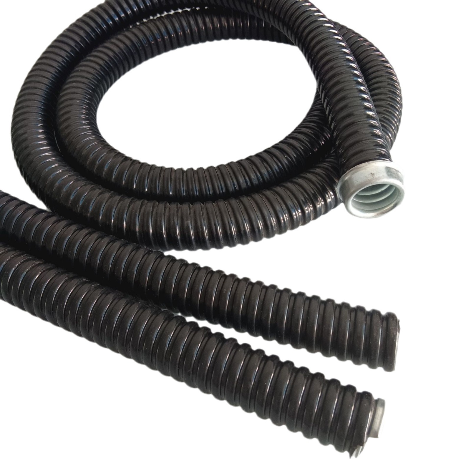 PVC加厚包塑金属软管GB黑色电工电气线缆保护套管