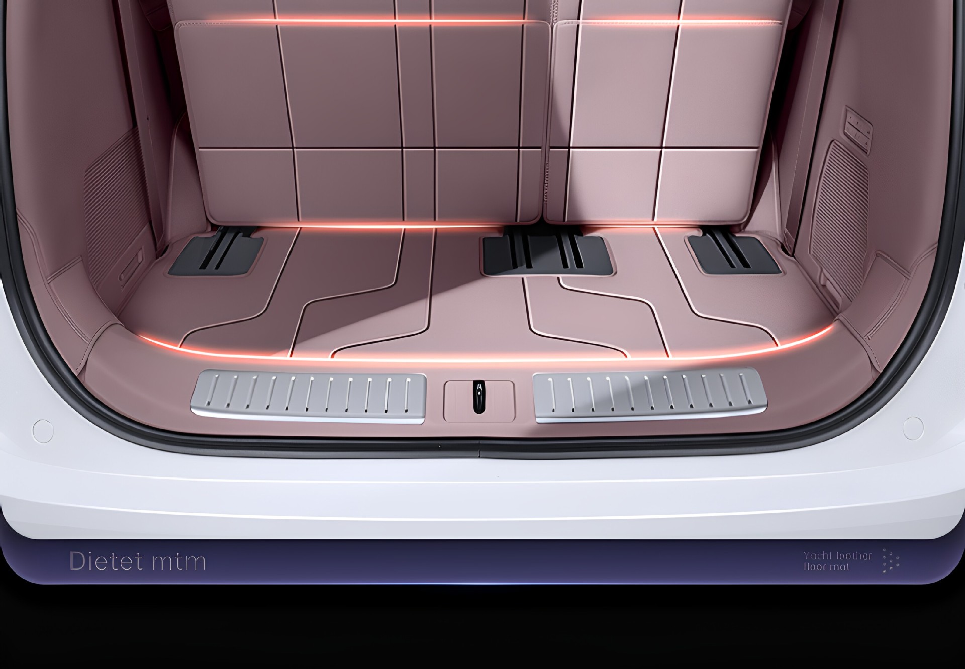 Suitable for Hongmeng Zhixing Zhijie V9 Trunk Mat, Full Coverage Trunk Mat for 26 Car Models, Interior Modification Accessories