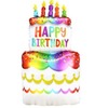 Big double-layer balloon, candle, children's evening dress, decorations