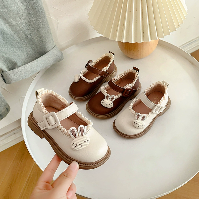 Детские туфли для девочек весна-осень 2025, новые детские туфли-принцессы, мягкая подошва, балетки, туфли для малышей, маленькие кожаные туфли для девочек