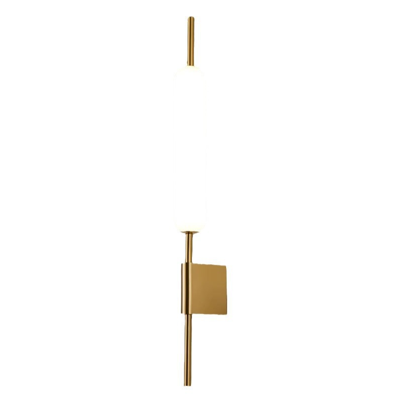 lámpara de pared escalera diseñador de lámparas de cabezal de cama creativo nórdico dormitorio diseño de pasillo de televisión de fondo moderno pared lujoso
