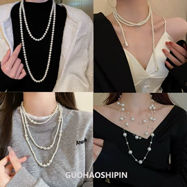 毛衣链;项链;胸针