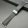 Black silver buckle
