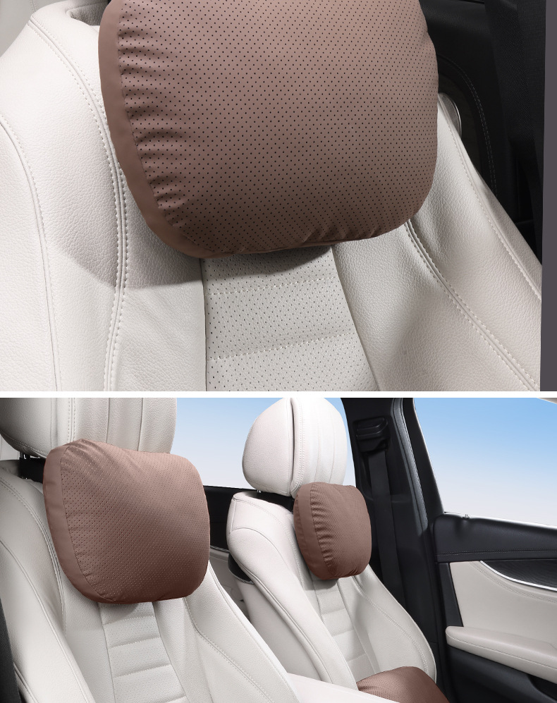 Protein Silicone Car Headrest Suitable for Mercedes-Maybach S-Class, Bmw, Tesla, Neck Support Pillow, Lumbar Cushion for Car Use