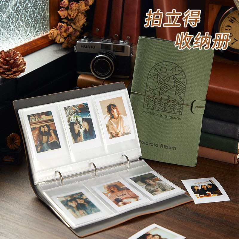 拍立得mini相册一宫格单格两宫格收纳册方形3寸迷你相收集可定制|undefined