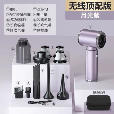 Tozsoranlar Charging, Suction and Blowing, Household - moonlight-purple-wireless-top-model-filter-element-3-storage-soft-case
