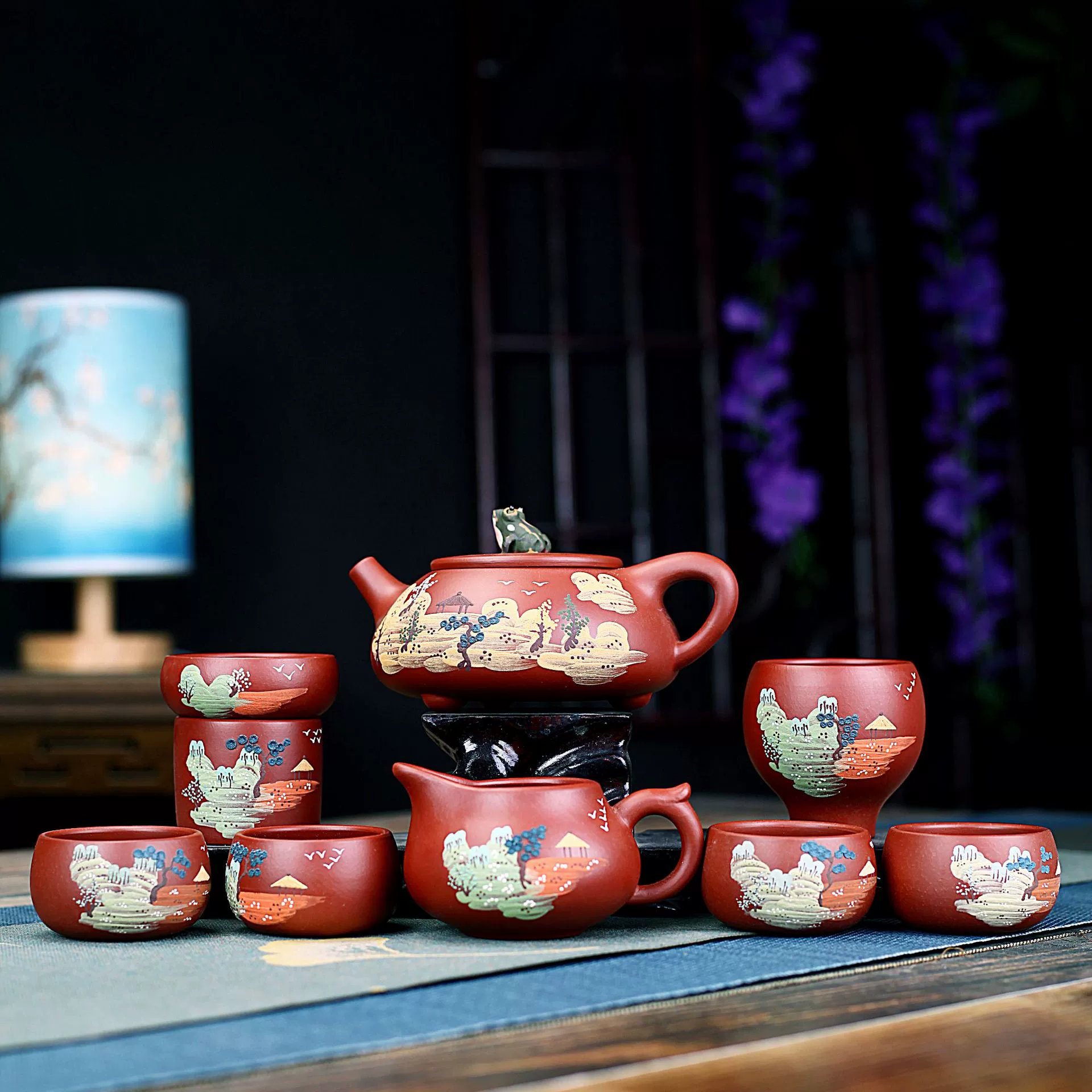 Юйсинский сушёный глиняный чайник? Wait Chinese: = Yixing zisha teapot (Yixing clay teapot). Translate as