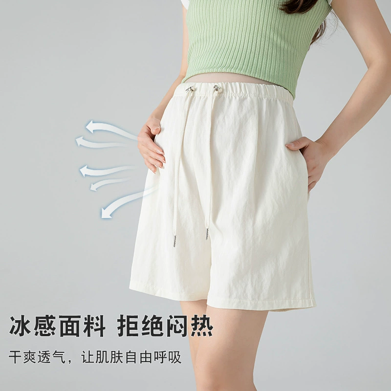 Шорты для беременных, летняя тонкая верхняя одежда, новые брюки 2025 года, повседневные широкие шорты Yamamoto, которые не сжимают живот