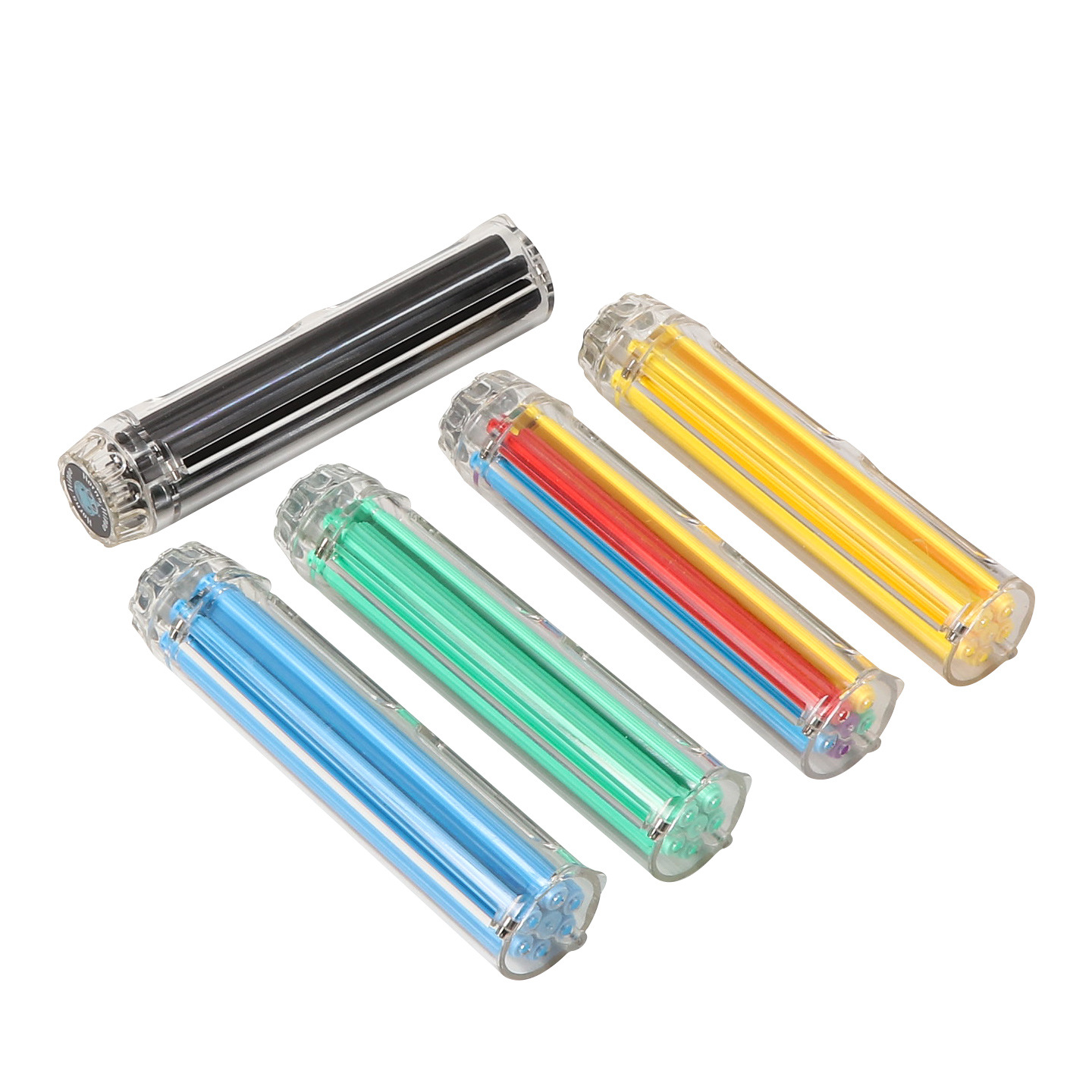 Dispositivo de cigarrillos giratorio manual nuevo plástico multicolor doméstico de cigarrillos de mano extractor de cigarrillos accesorios de máquina de cigarrillos llenador de cigarrillos