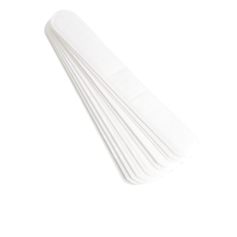 Fábrica en stock entrenamiento militar pegatinas absorbentes de sudor sombrero desechable pegatinas de ala sombrero almohadilla absorbente de sudor tira absorbente de sudor pegatinas anti-sucias al por mayor